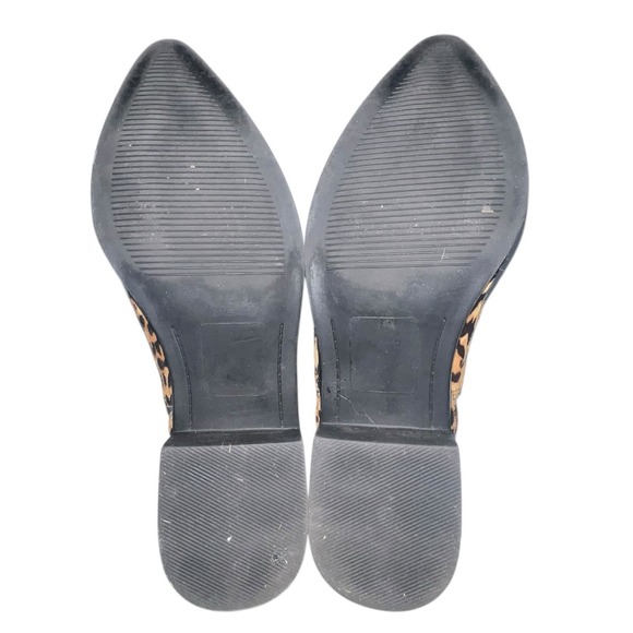 Steve Madden Womens Ankle Boots 7.5 Leopard Print Jerry Calf Hair Pull On Boots - Picture 7 of 10